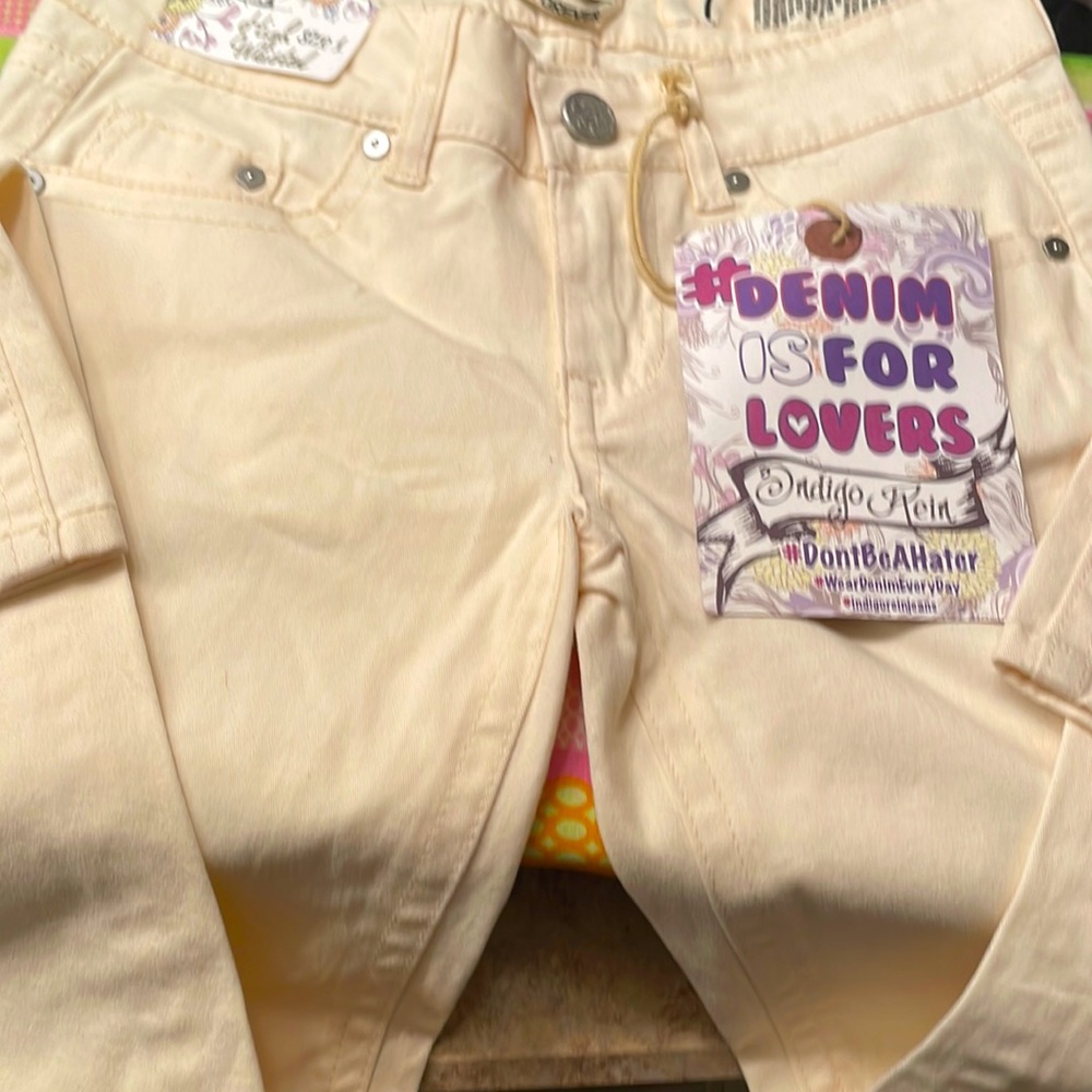 Indigo rain high waisted women’s pants